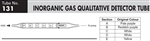 Sensidyne Inorganic Gas Qualitative Detector Tube 131