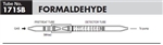 Sensidyne Formaldehyde Gas Detector Tube 171SB 1-35 ppm