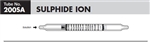 Sensidyne Sulfide Ion Gas Detector Tube 200SA 2-1000 ppm