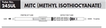 Sensidyne Methyl Isothiocyanate Gas Detector Tube 245UL