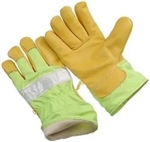 Seattle Glove Winter Leather Palm Gloves, Reflective 9-GHV64BT