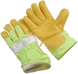 Seattle Glove Winter Leather Palm Gloves, Reflective 9-GHV64BT