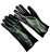 Seattle Glove Black PVC Lined Gloves, Rough, Cuff D8630-14