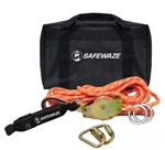 SafeWaze 80 Ft Horizontal Lifeline, 2-Person 019-8002