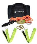 SafeWaze 60 Ft Horizontal Lifeline, 2-Person, 019-8005