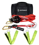 SafeWaze 80 Ft Horizontal Lifeline, 4 Person 019-8014