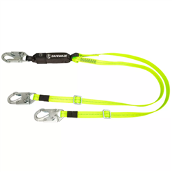 SafeWaze Adjustable Lanyard, Dual Leg FS561-AJ