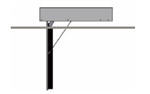 LG 86QNED99UPA Motorized Flip Down TV Ceiling Mount