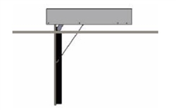 LG 86QNED99UPA Motorized Flip Down TV Ceiling Mount