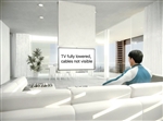 Motorized Extended Travel Floating Ceiling Bracket\