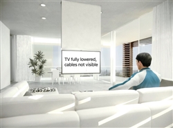 Motorized Extended Travel Floating Ceiling Bracket\