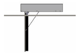 LG 86NANO90UNA Motorized Flip Down TV Ceiling Mount 90 degree pivot down