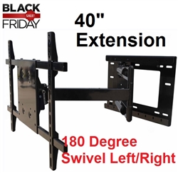 Articulating TV Mount 40in extension Black Friday Sale