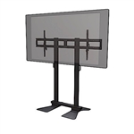 Extra Heavy Duty NEC E905 90in TV height adjustable floor stand - adjustable tilt, VESA 400x400mm compatible