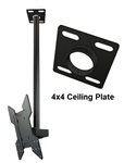 Custom TV ceiling bracket