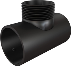 Horizontal slide threaded T-collar