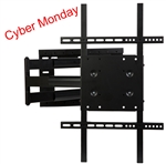 Portrait Landscape Rotation TV wall mount with 31 inch extension that allows 180 deg swivel left or right Same Day Shipping