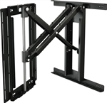 Precision Crafted Universal Swivel TV Bracket for 75 inch flat Panels swivels 43 degrees left right with 132 lb capacity