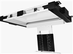 Compact Motorized indoor Marine Hinged Ceiling TV Bracket fits 32-49in displays