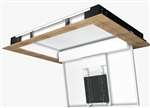 future automation CHR8-RES motorized hinged ceiling TV mount