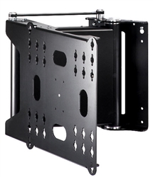 Motorized electric 90 deg swivel TV bracket for 32in to 65in Tvs smooth quiet mechanism with input preset positions