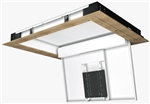 Motorized Hinged Ceiling Mount Future Automation CHH8, Control Options  RS232 Contact Closure IR swings down 97 degrees