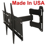 Proudly Made in USA this 20 Inch Extension Articulating Wall Bracket fits 37" - 55" displays. Single stud mounting -adjustable tilt