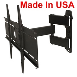 Proudly Made in USA this 20 Inch Extension Articulating Wall Bracket fits 37" - 55" displays. Single stud mounting -adjustable tilt