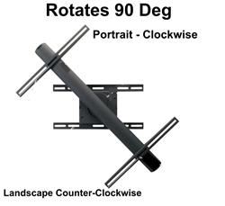 Samsung QN85QN85BDFXZA Portrait Landscape Rotation TV Wall Mount