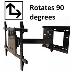 Samsung RM40D Articulating Wall Mount rotates 90 deg portrait-landscape