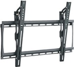 Super flush tilting TV wall mount designed for 23in to 46in. LED, LCD and Plasma HDTVs. 1.5 inch depth from wall, metal stud mounting bolt kit included