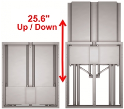 LiteTouch 86LTouchPro+D lift lower wall mount