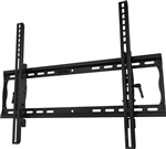 Tilting TV wall mount bracket fits 32in to 65in flat panels. Universal mounting pattern, adjustable tilt and 2.2 inch depth from wall