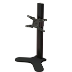 Single desktop stand for 13 to 34" monitors
