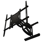 Articulating TV Wall Bracket fits 42 inch to 80 inch displays Extends 27 inches with 3.4 inch depth from wall collapsed 50 deg swivel