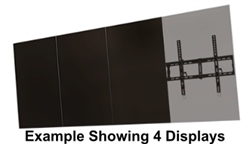 2 Screen 1x2 Video Wall Portrait Orientation