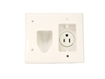 Recessed Low Voltage Cable Wall Plate