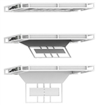 Samsung QN55QN85DBFXZA Motorized Drop Down Ceiling TV Bracket