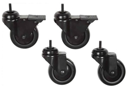 This CAST is a set of four 3" Casters for use with BW series stands.