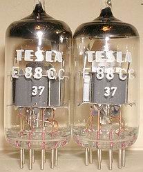 Tesla (NOT JJ) - Matched Pairs MINT NOS 70s-80s E88CC 6922 Tubes