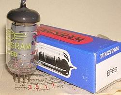 Rare 1972 Tungsram Industrial Grade EF86 Tubes, Brand New, MINT in Original Boxes. Each tube has individual serial number in RED and a factory certificate for that serial number (see picture). These tubes were made by RFT for Tungsram.