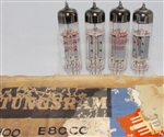 Brand New, MINT NOS Rare Sept-1974 production Tungsram E80CC Tubes. Made in Hungary. All tubes from the same date/batch. Non-corrosive alloy pins. Flashing pattern can vary between tubes. It is normal. Packed in generic white boxes from 100 piece bulk box
