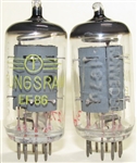 Brand New MINT NOS 1969-1972 RFT E. German EF86 tubes qualified for MILITARY with HONVEDSEG Label by Tungsram.