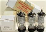 Brand New MINT NOS NIB 1969 MBLE Mazda Belgium Brussels Production CV2901 EF86 mesh shield tube with Mullard Label . Some of the most desirable EF86 tubes. MBLE was Philips Plant in Belgium. Etched date codes 8Y6 L9xx for MBLE Belgium Brussels plan
