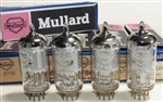 Brand New MINT NOS NIB MBLE Mazda EF86 1966-68 Mesh Shield Mullard Old Shield with BVA Label . Some of the most desirable EF86 tubes. MBLE was Philips Plant in Belgium. Etched date codes 8Y5 (1966-67) or 8Y6 (1968) L8xx for MBLE Belgium Brussels plant.