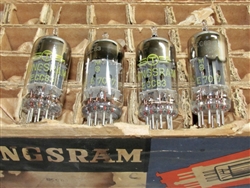 Brand New, MINT NOS, Rare FEB-1962 Production Tungsram ECC83 12AX7 Welded Plate Tubes with non-corrosive alloy pins. Tungsram made some of the finer tubes in Eastern Europe due to its exposure to subsidiaries in Gt. Britain and Austria.