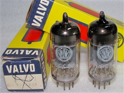 Brand New, MINT NOS NIB 1960s Mullard ECC83 12AX7 Halo Getter with Valvo Label. Etched Date codes I63 B712 from Blackburn Production (B). Mismatched triodes. Some of the most desirable tubes for both Audio and Guitar use.