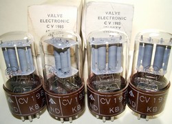 Brand New, Matched Pairs RARE MINT NOS NIB APRIL-1957 Brimar CV1985 6SL7GTY Tubes. Square Getter and Brown Micanol Base. STC Footscray production. From British Military Stock. One of the most desirable 6SL7 type tubes.