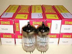 RFT - MINT NOS NIB E. German 12AT7 Tubes Brimar Label