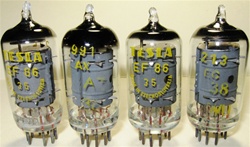 Brand New MINT NOS 1971-72 Production ORIGINAL NOS TESLA EF86 tubes. From the old Czechoslovakia (currently Czech Republic).